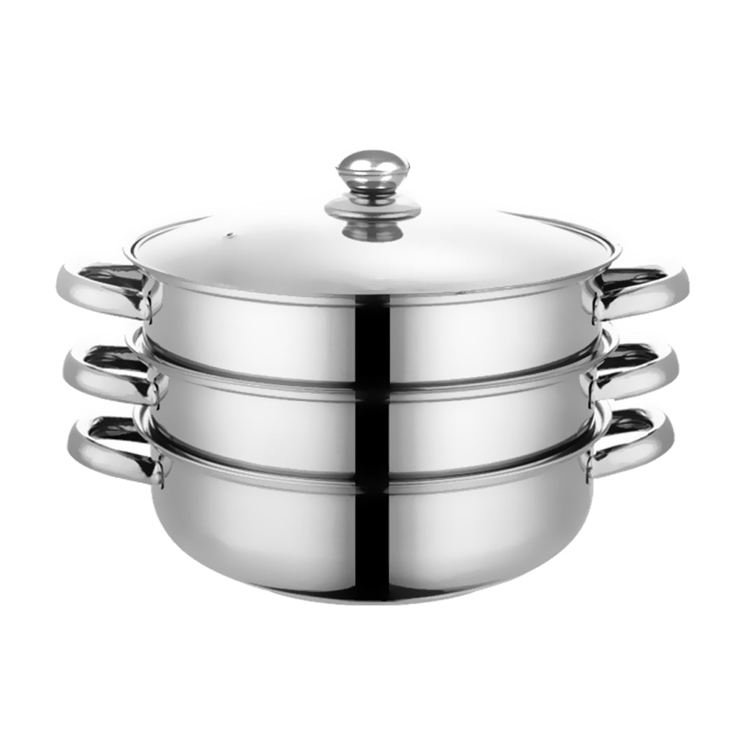 3/4 Tier Steamer Pot – Toque Stainless Steel Kitchen Cookware