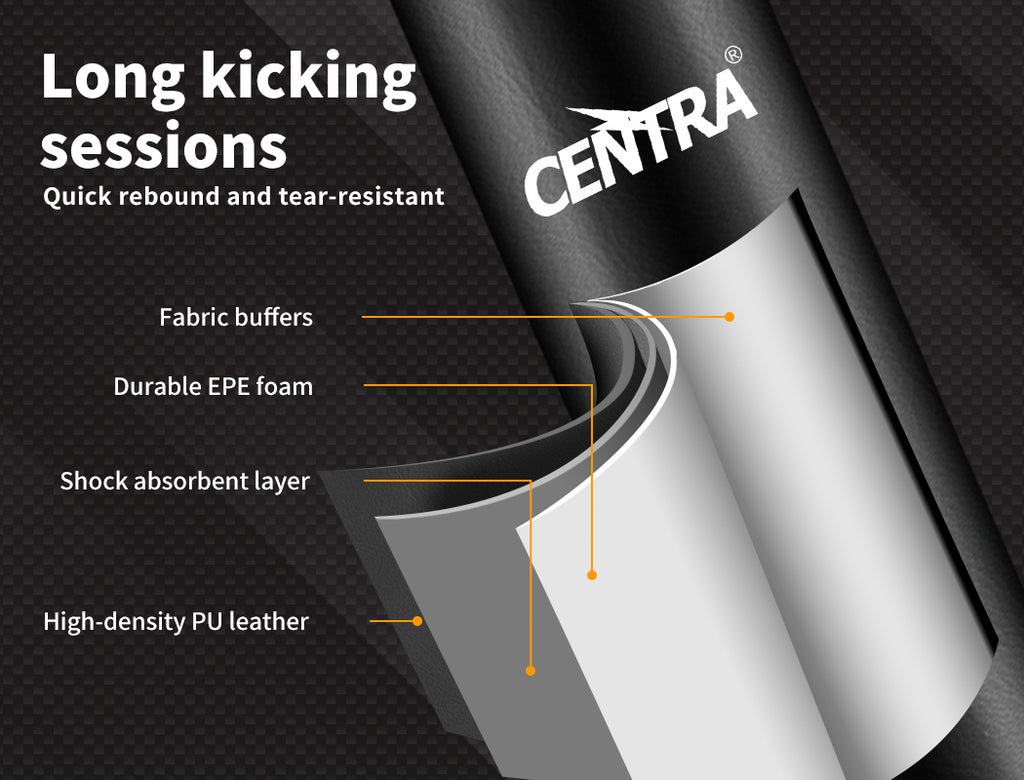 Centra Freestanding Boxing Bag – Speed & Kick Heavy Leather Gym Trainer