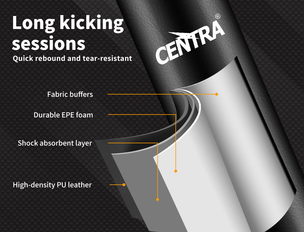 Centra Freestanding Boxing Bag – Speed & Kick Heavy Leather Gym Trainer