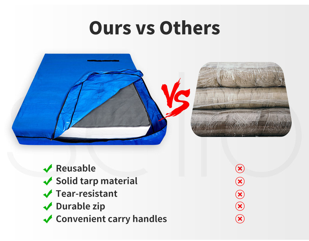 Dreamz Mattress Bag – Protector & Storage Dust Cover, Plastic