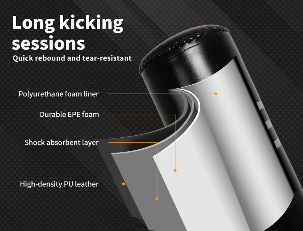 Centra Freestanding Boxing Bag – Speed & Kick Heavy Leather Gym Trainer