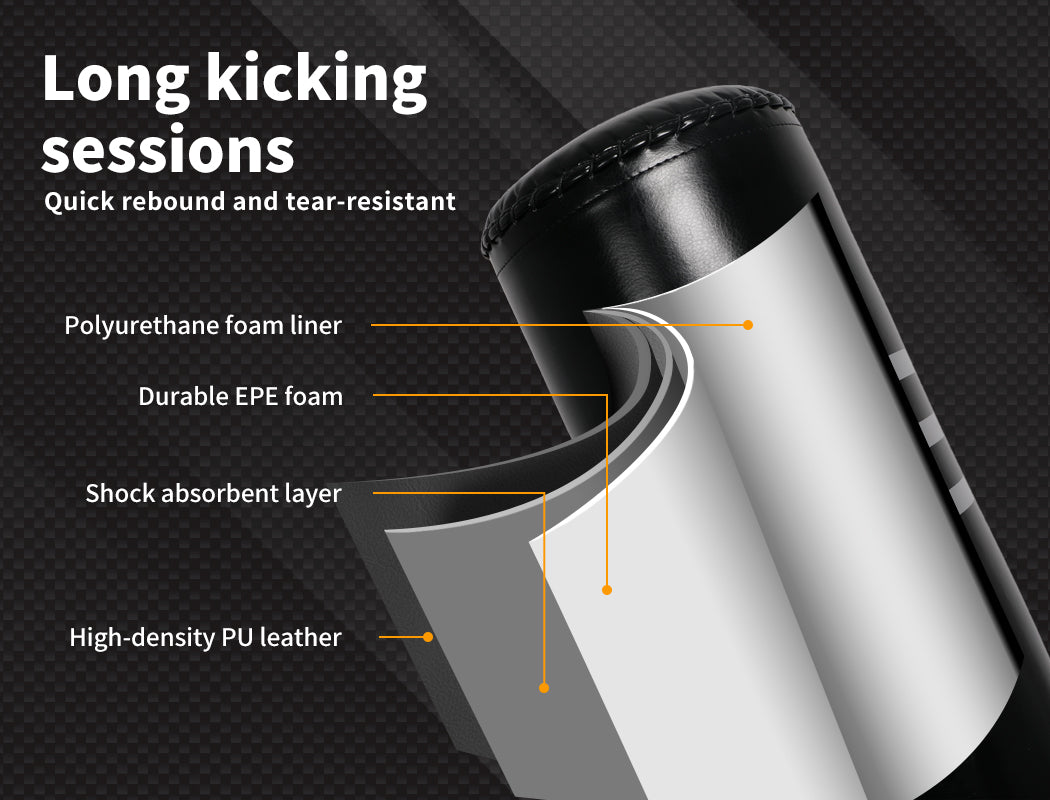 Centra Freestanding Boxing Bag – Speed & Kick Heavy Leather Gym Trainer