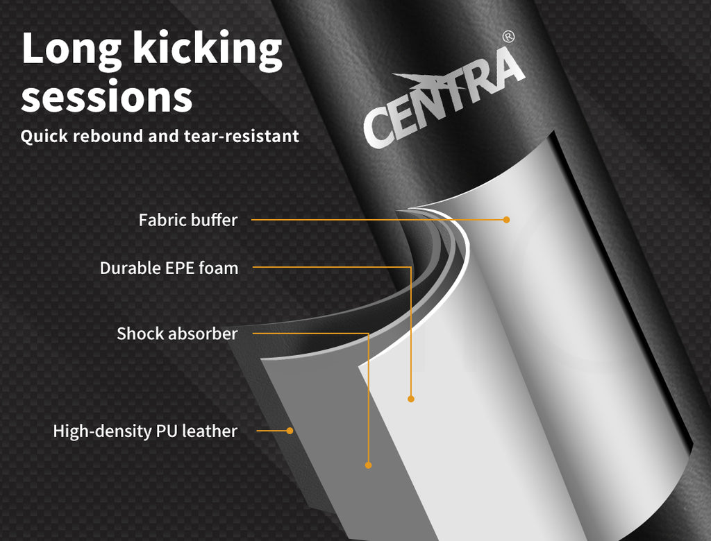 Centra Freestanding Boxing Bag – Speed & Kick Heavy Leather Gym Trainer