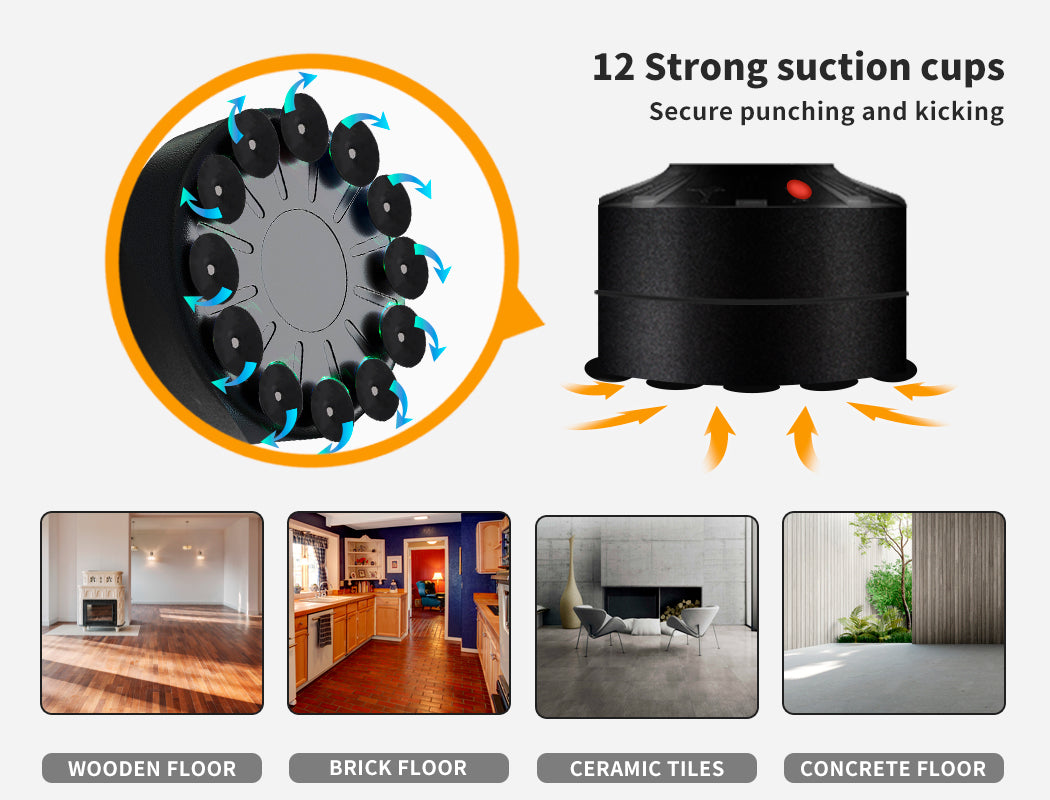 Centra Freestanding Boxing Bag – Speed & Kick Heavy Leather Gym Trainer