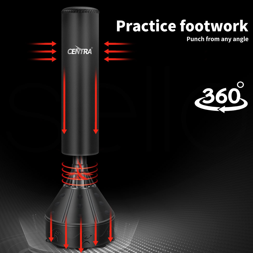 Centra Freestanding Boxing Bag – Speed & Kick Heavy Leather Gym Trainer