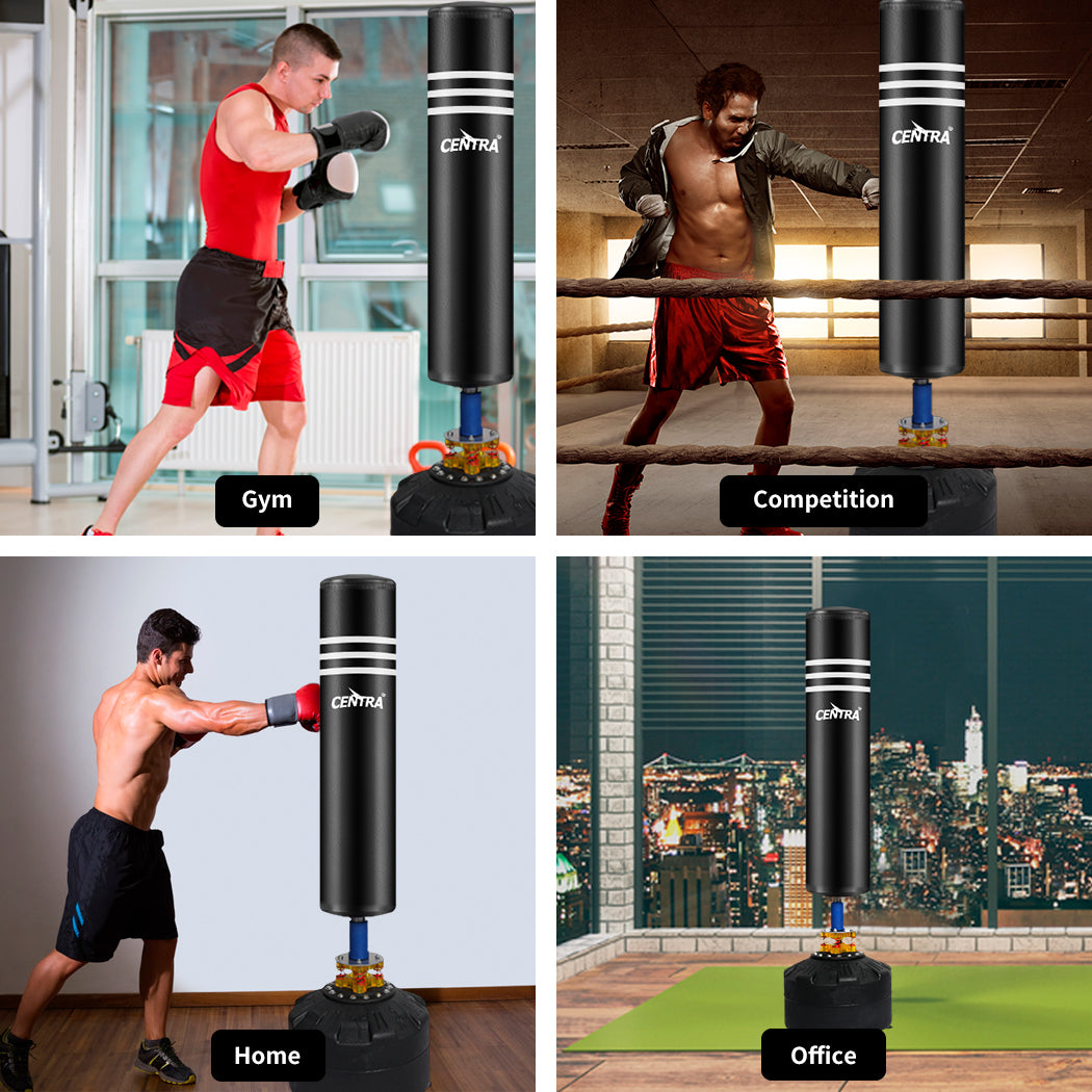 Centra Freestanding Boxing Bag – Speed & Kick Heavy Leather Gym Trainer