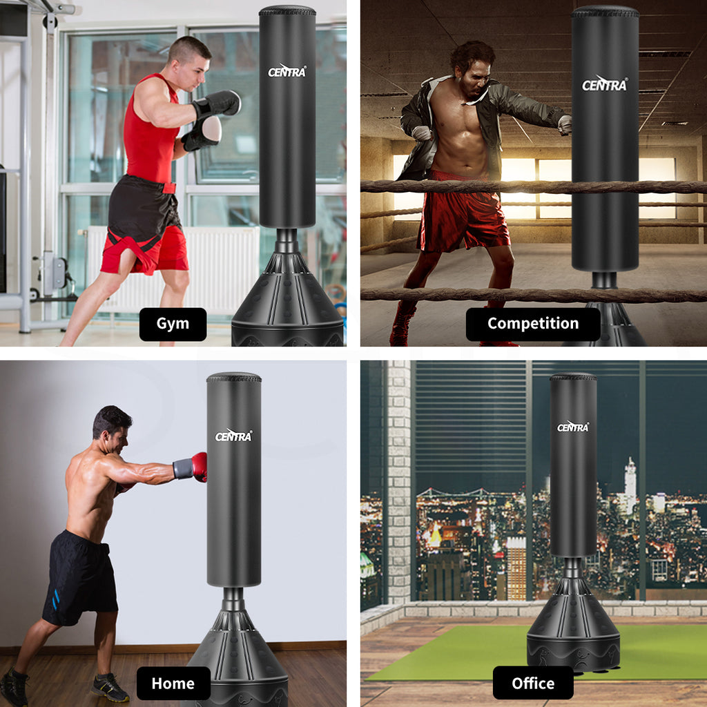 Centra Freestanding Boxing Bag – Speed & Kick Heavy Leather Gym Trainer