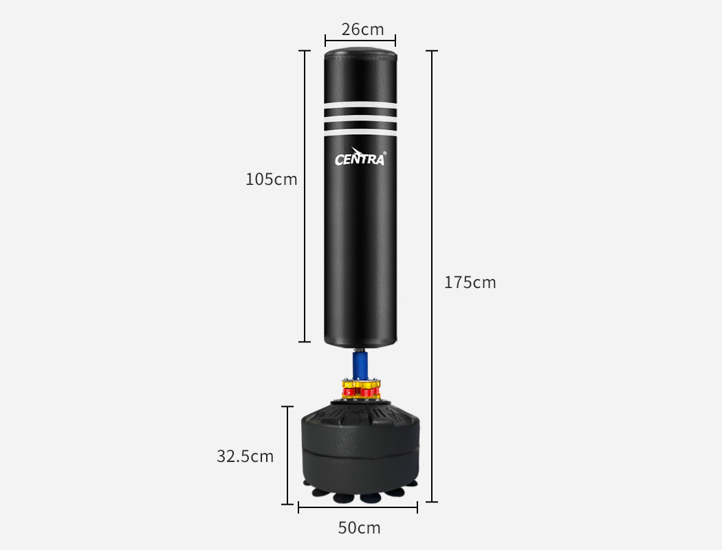 Centra Freestanding Boxing Bag – Speed & Kick Heavy Leather Gym Trainer