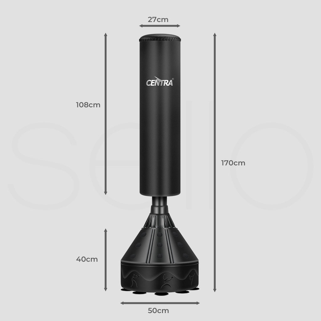 Centra Freestanding Boxing Bag – Speed & Kick Heavy Leather Gym Trainer