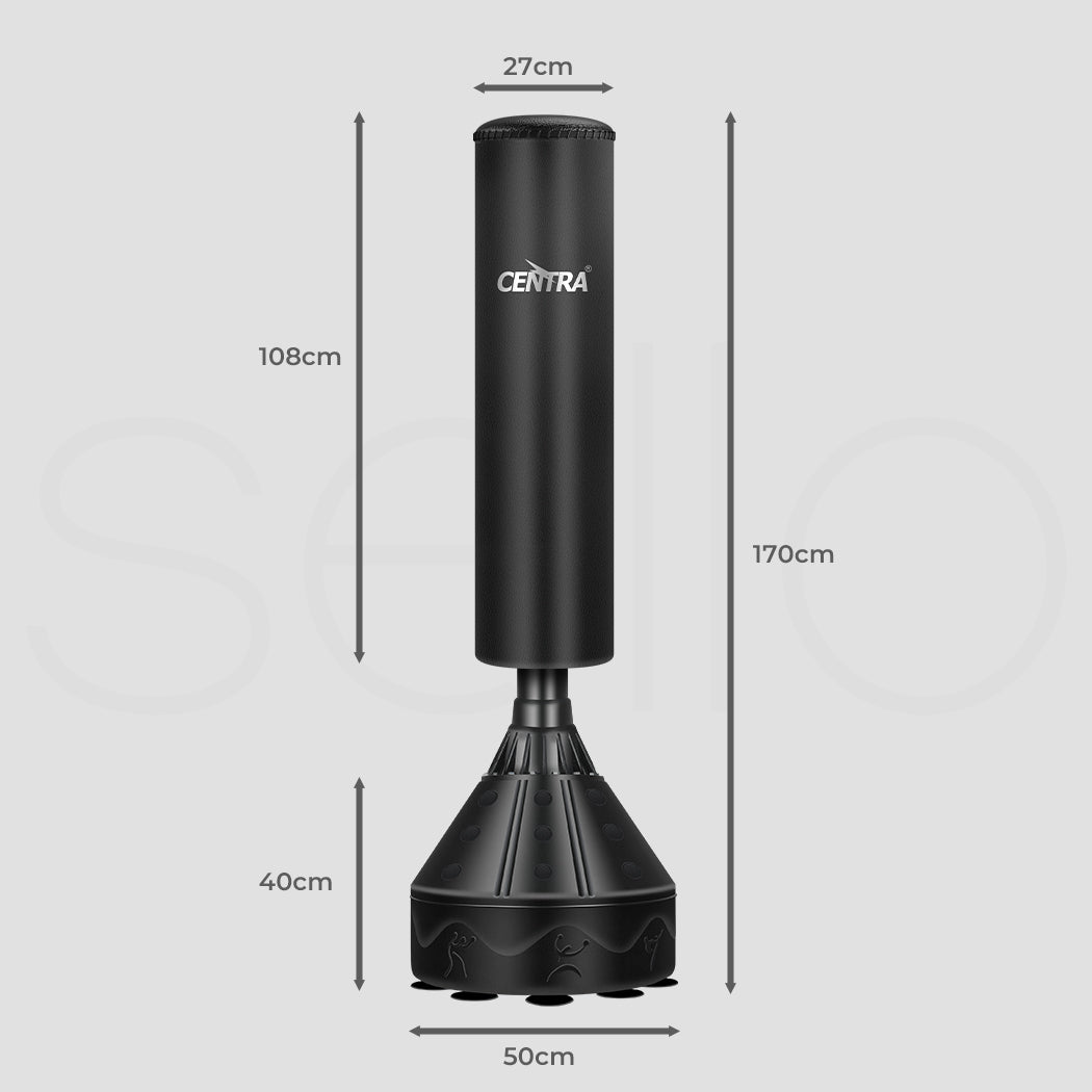 Centra Freestanding Boxing Bag – Speed & Kick Heavy Leather Gym Trainer