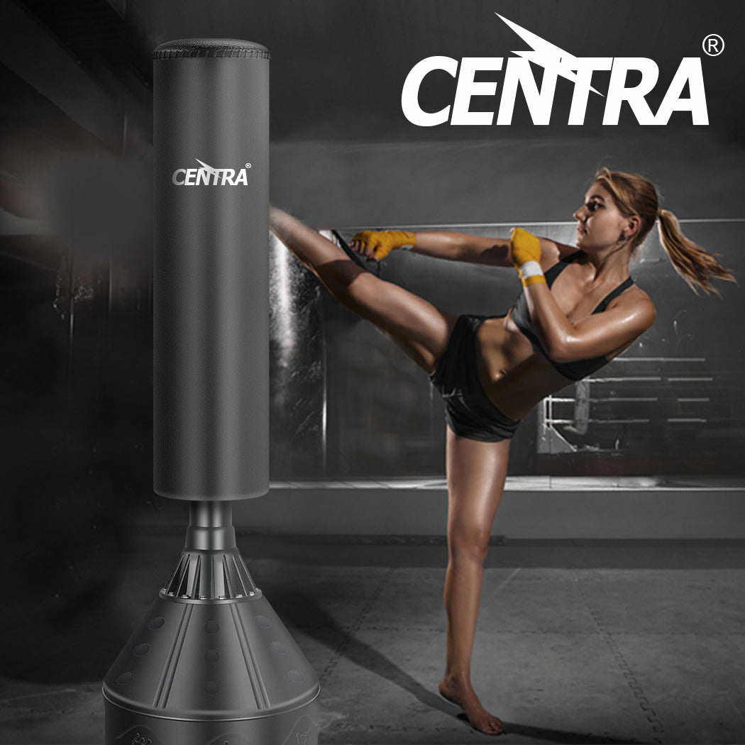 Centra Freestanding Boxing Bag – Speed & Kick Heavy Leather Gym Trainer
