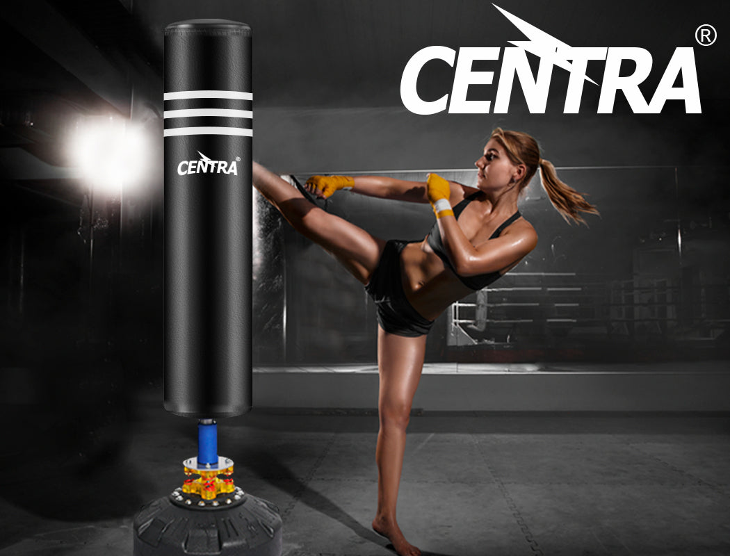 Centra Freestanding Boxing Bag – Speed & Kick Heavy Leather Gym Trainer