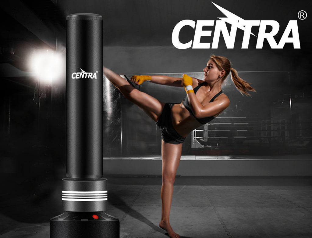 Centra Freestanding Boxing Bag – Speed & Kick Heavy Leather Gym Trainer