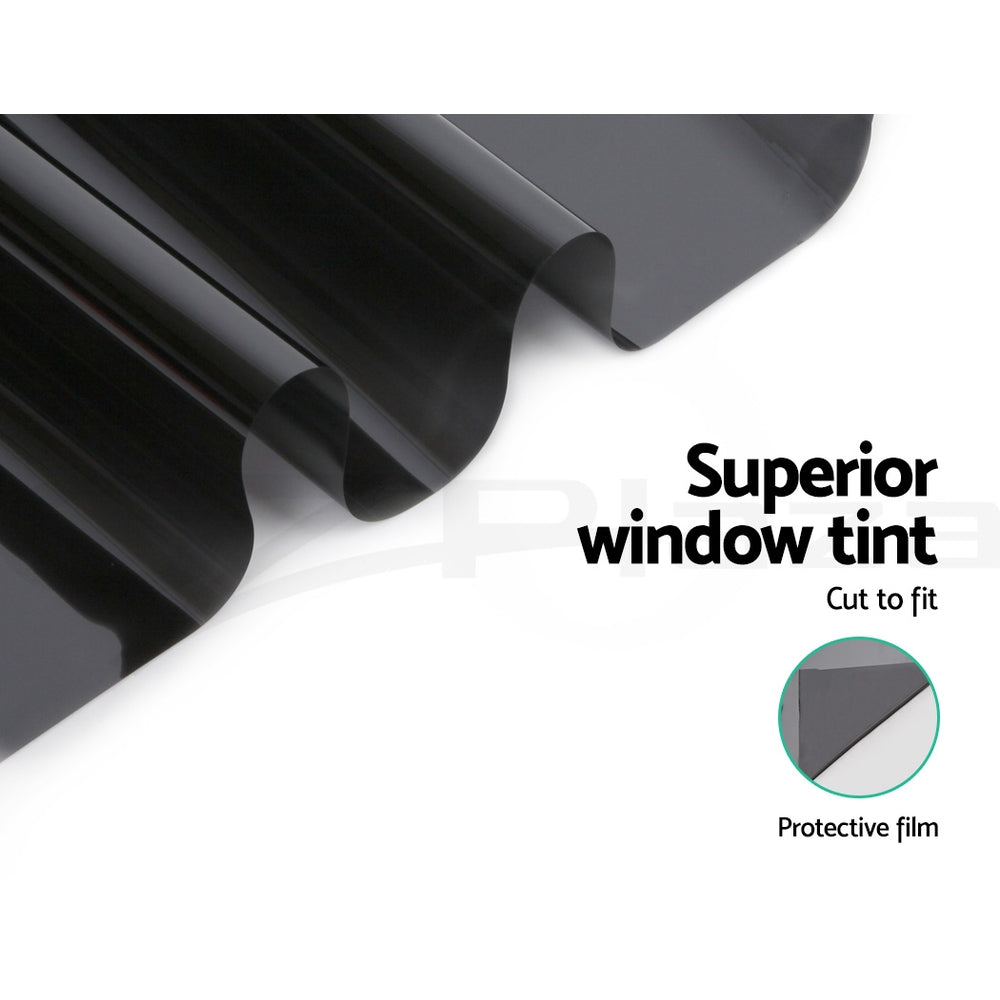 Giantz Window Tint Film Black Roll VLT 5% 15% 35% Car Home 76cmX7m Tinting Tools