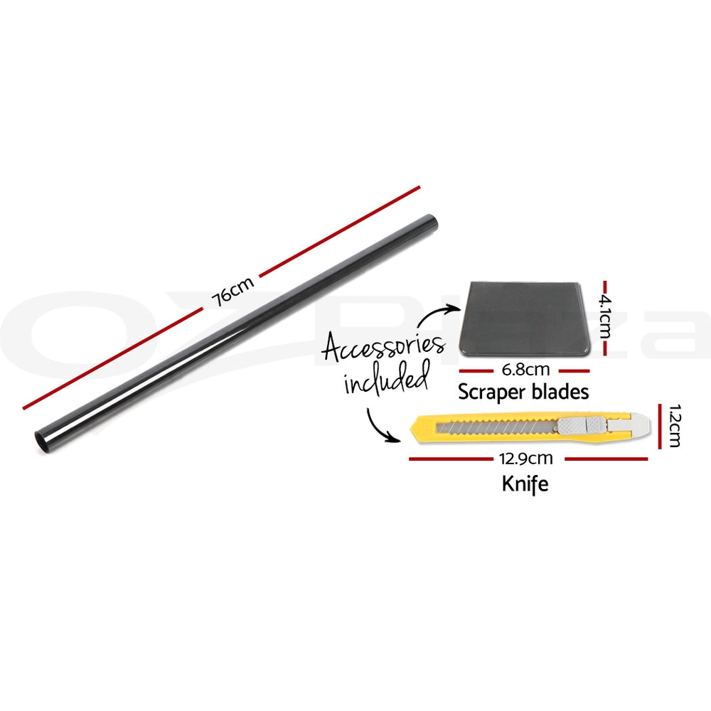 Giantz Window Tint Film Black Roll VLT 5% 15% 35% Car Home 76cmX7m Tinting Tools