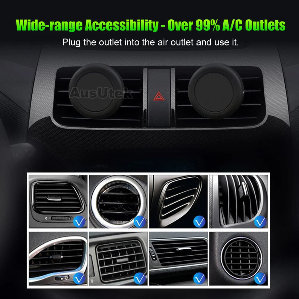 2x Universal Magnetic Car Phone Holder Mount Stand iPhone 17 Pro Max Samsung S25