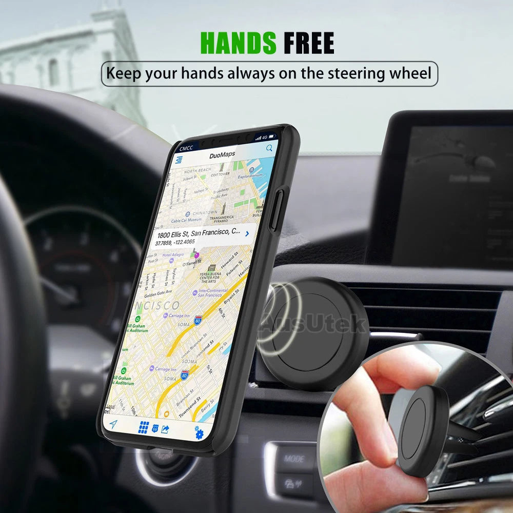 2x Universal Magnetic Car Phone Holder Mount Stand iPhone 17 Pro Max Samsung S25