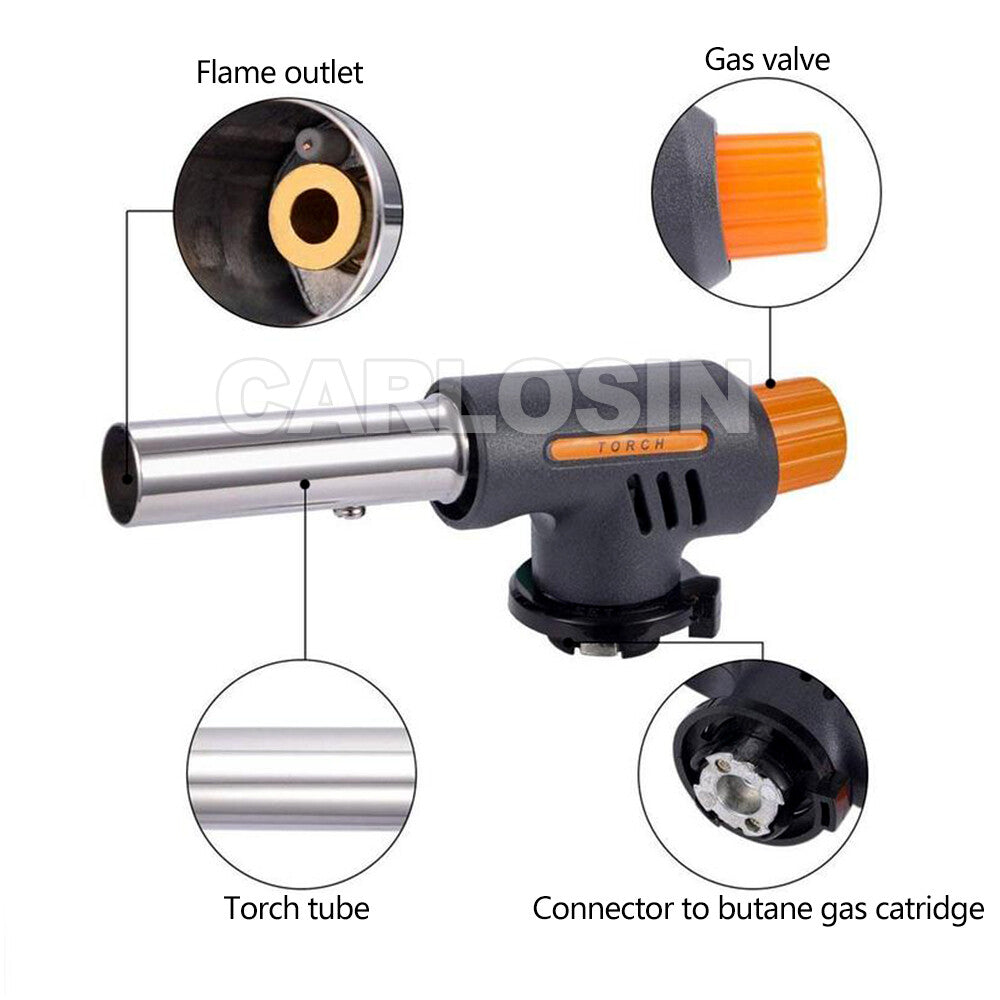 Butane Gas Blow Torch Camping Welding Soldering Fire Lighter