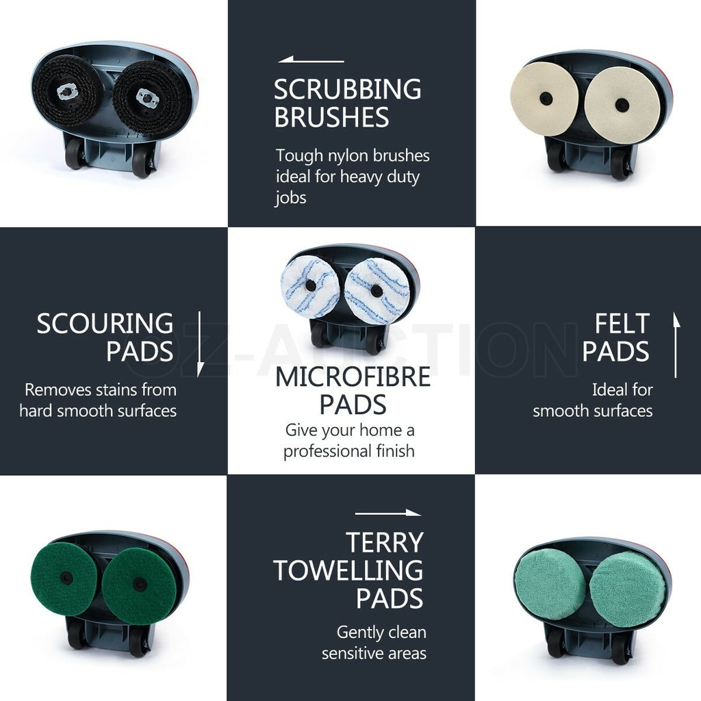 5-in-1 Floor Polisher – Timber, Carpet & Tile Wax Scrubber Buffer Cleaner