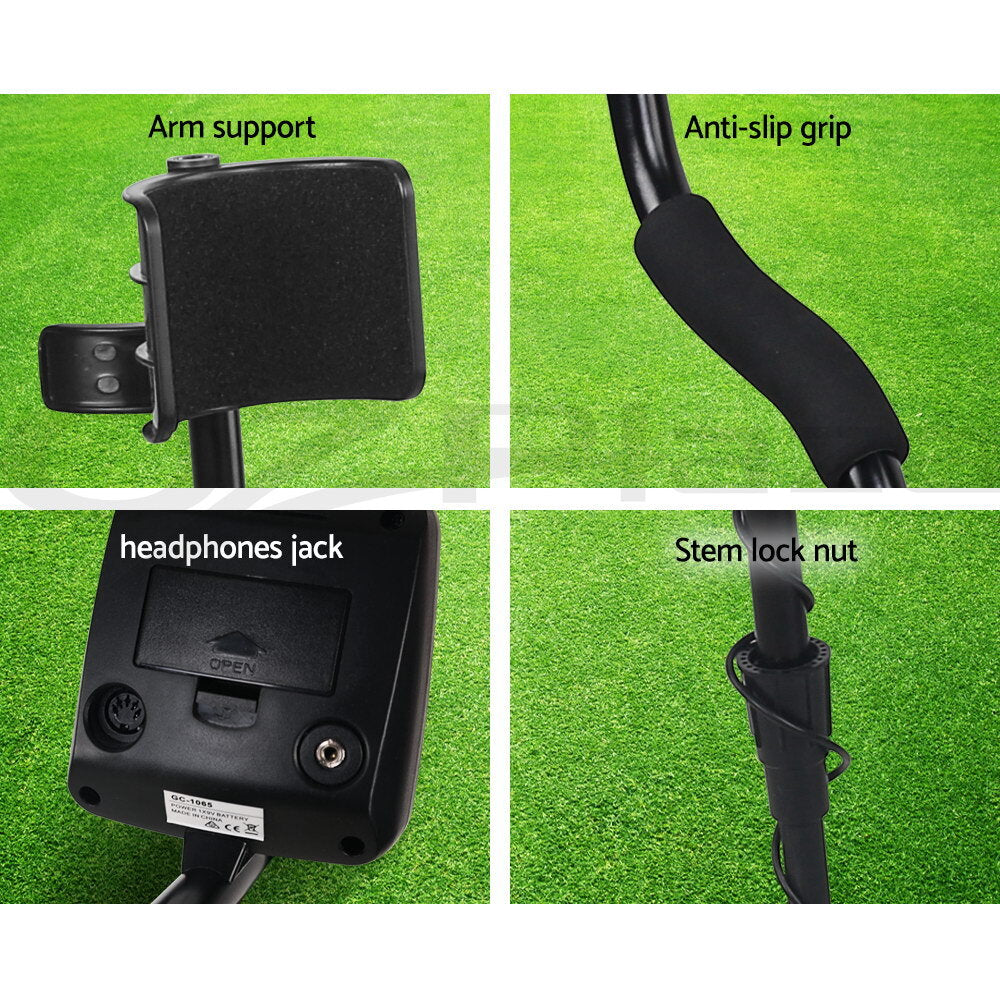160mm Metal Detector Deep Sensitive Waterproof Gold Treasure Hunter