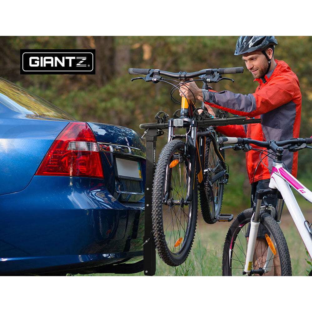 4-Bike Carrier Rack Car Rear Hitch 2" Towbar Foldable