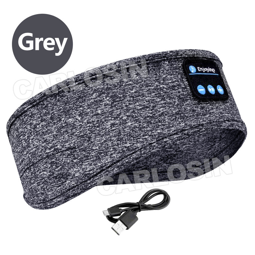 Wireless Bluetooth 5.0 Stereo Headphones Eye Mask Sleep Music Headband