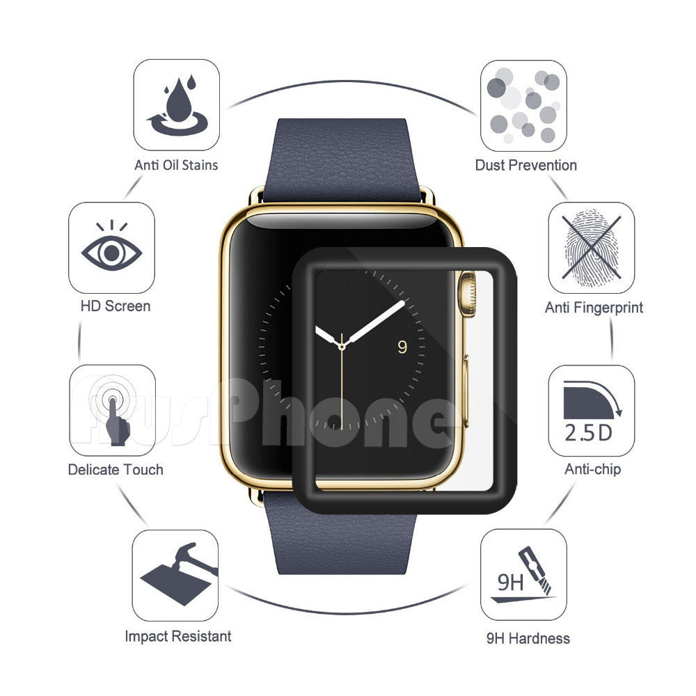 Apple Watch Screen Protector Tempered Glass 38–44mm