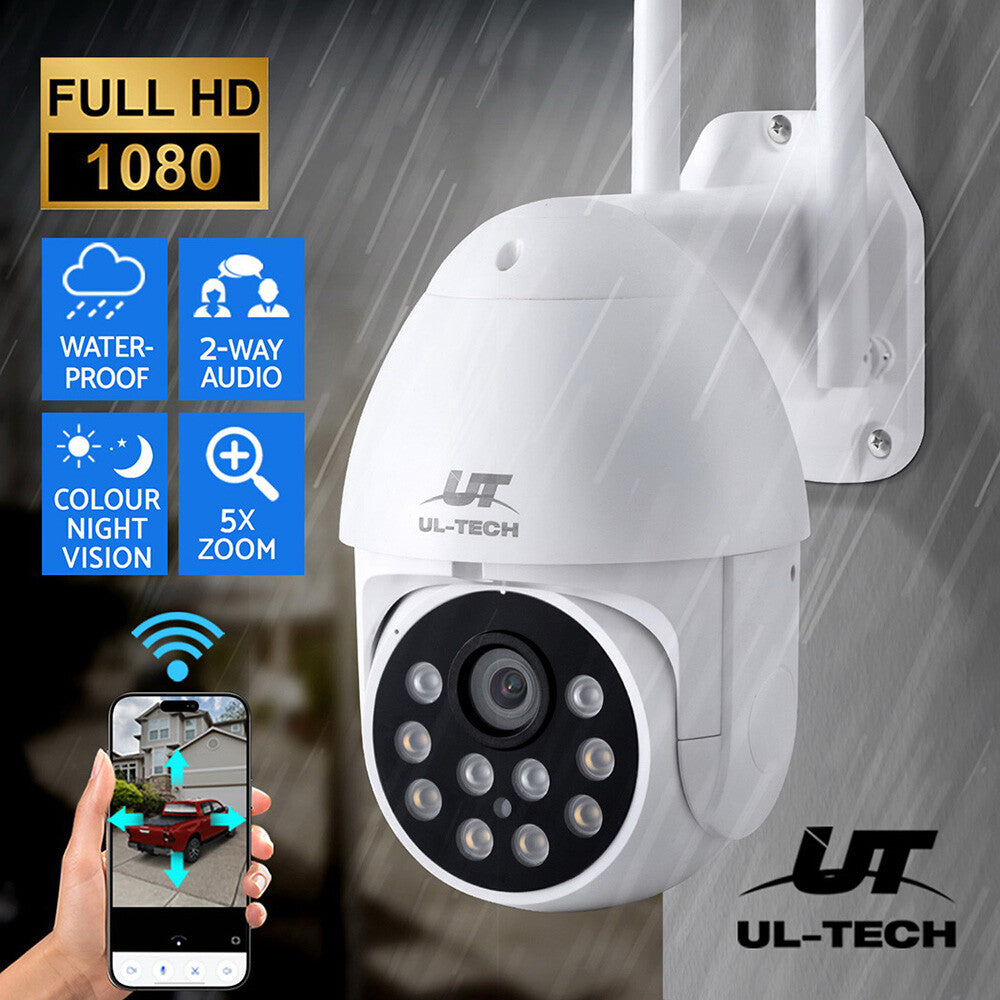 Wireless IP Camera Outdoor CCTV 1080P WiFi PTZ 2MP