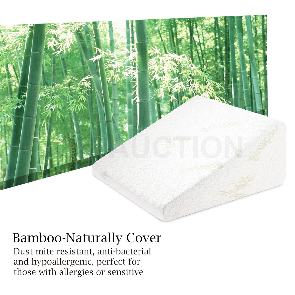 Luxdream Adjustable Wedge Pillow Cool Gel Memory Foam Back Support