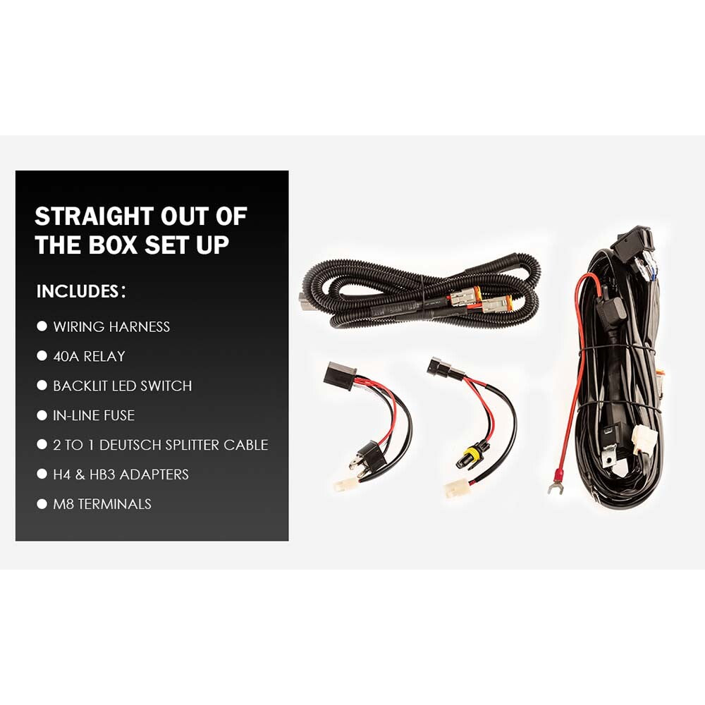 Adventure Kings Smart Plug N Play Wiring Harness Kit Duetsch plugs easy install
