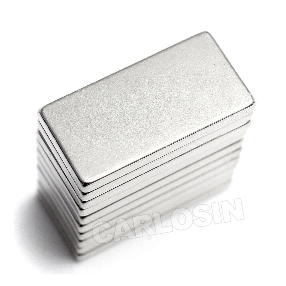 10pcs Super Strong Neodymium Block Magnets Rare Earth 20×10×2mm