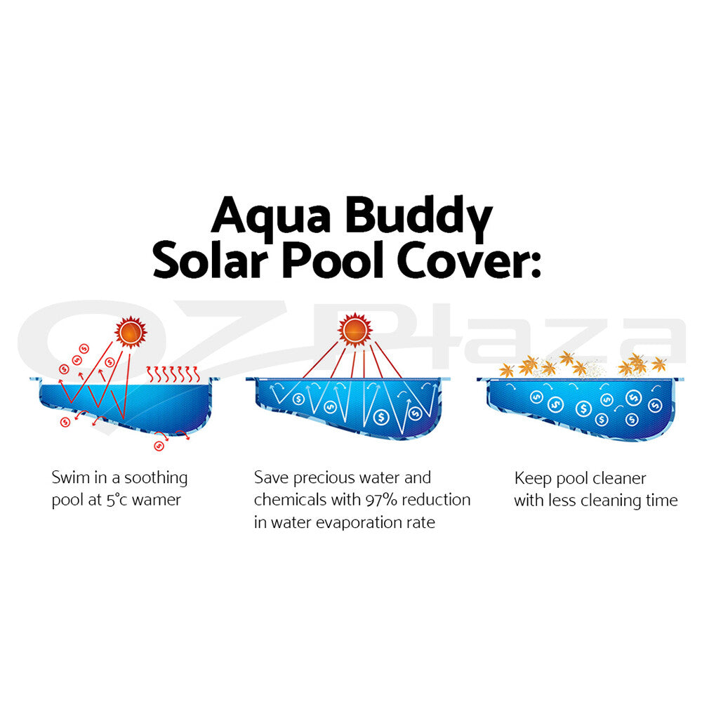 OVCN Pool Cover Roller 5.5m Adjustable Solar Blanket Reel