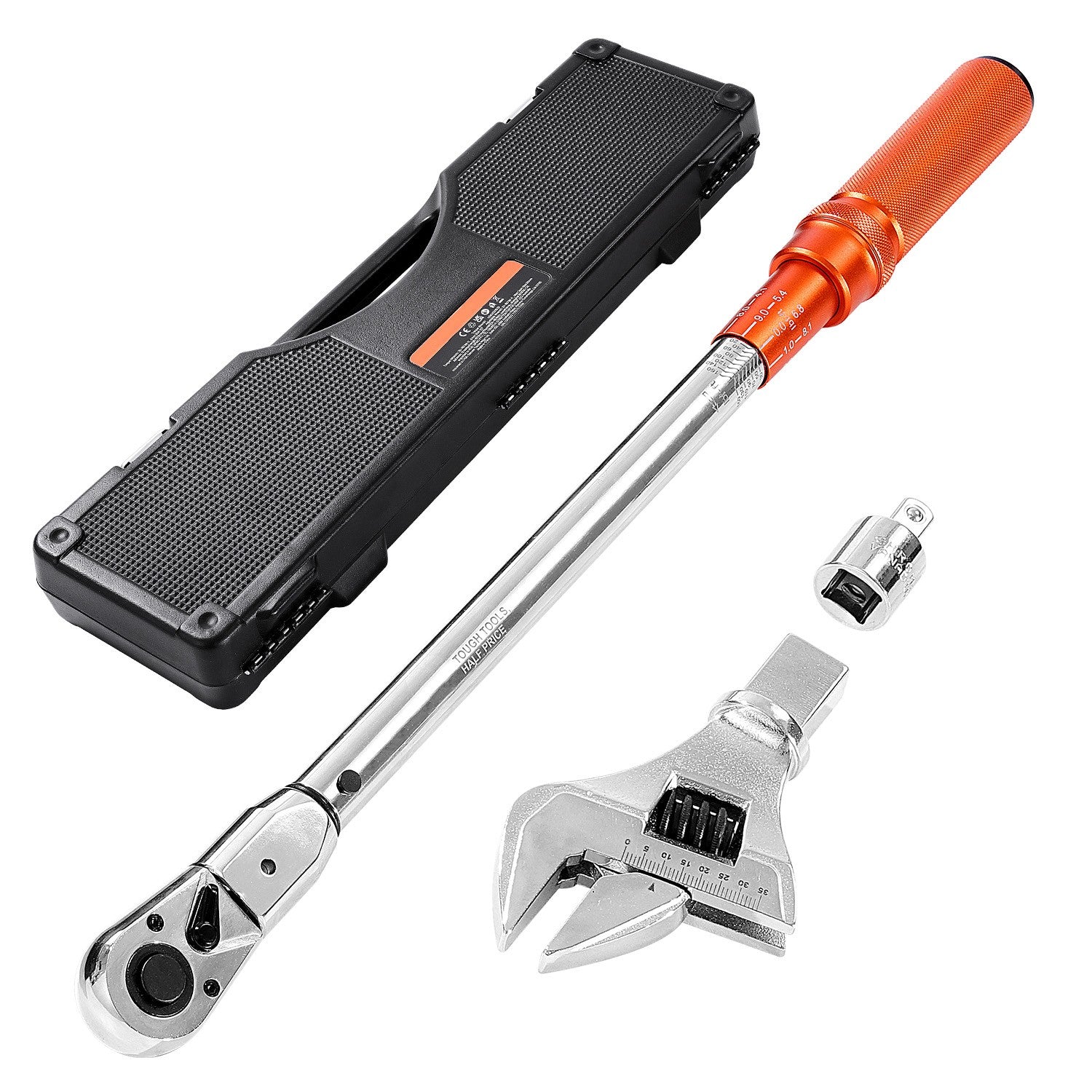 Uimoso Adjustable Click Torque Wrench 1/2 In Drive 20-160 lbf-ft/27.1-216.8 N.m
