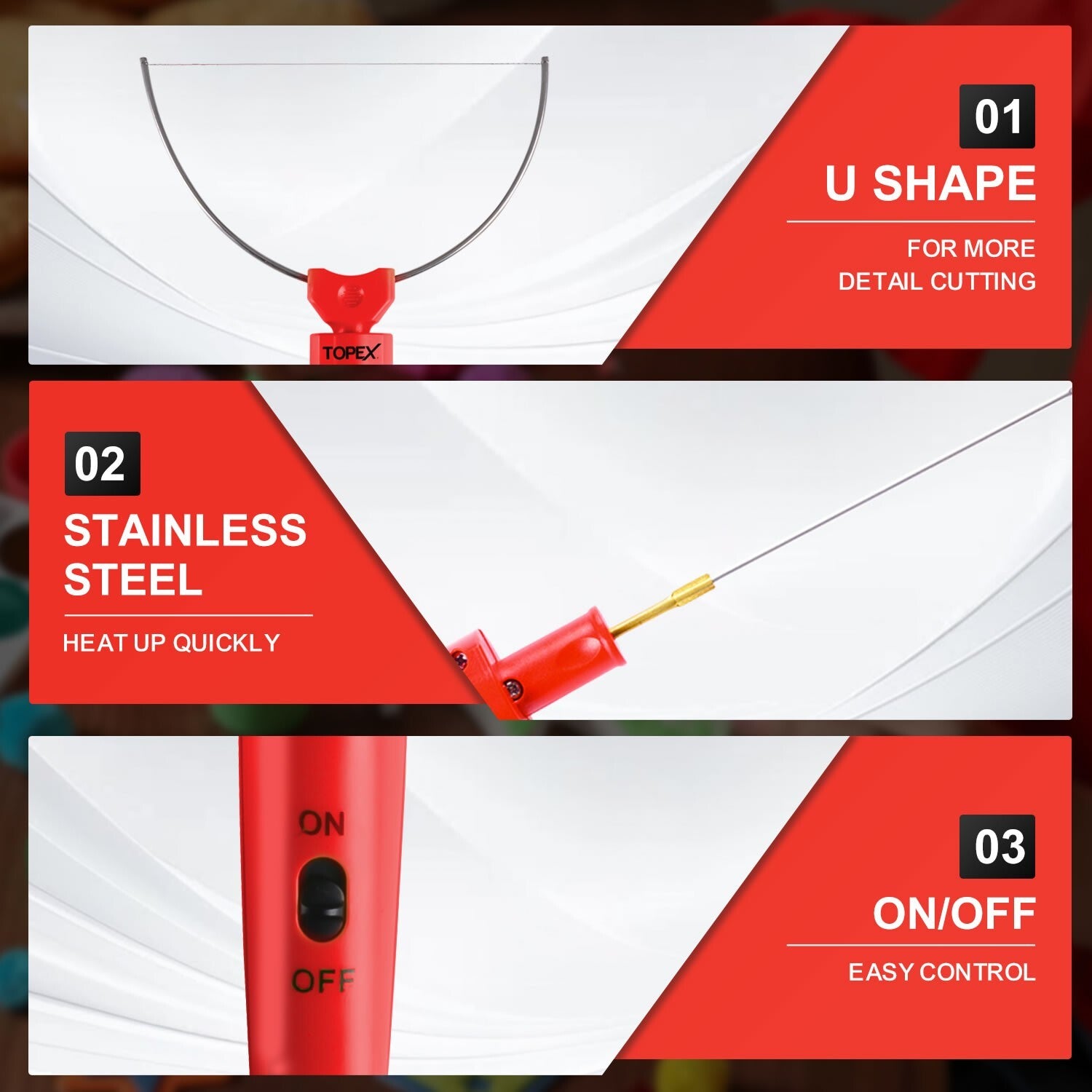 3-in-1 Hot Wire Foam Cutter – Styrofoam & Polystyrene Tool Set