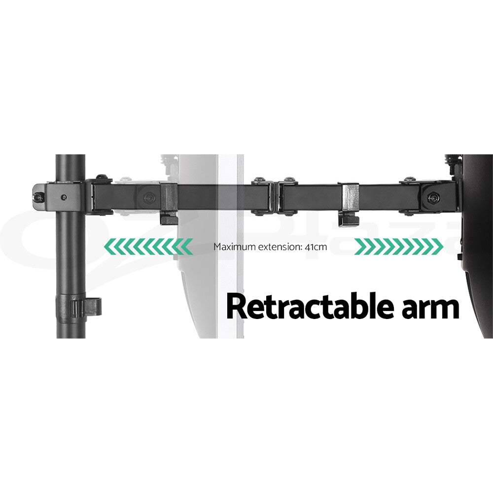 32'' Monitor Desk Mount Arm Bracket Black