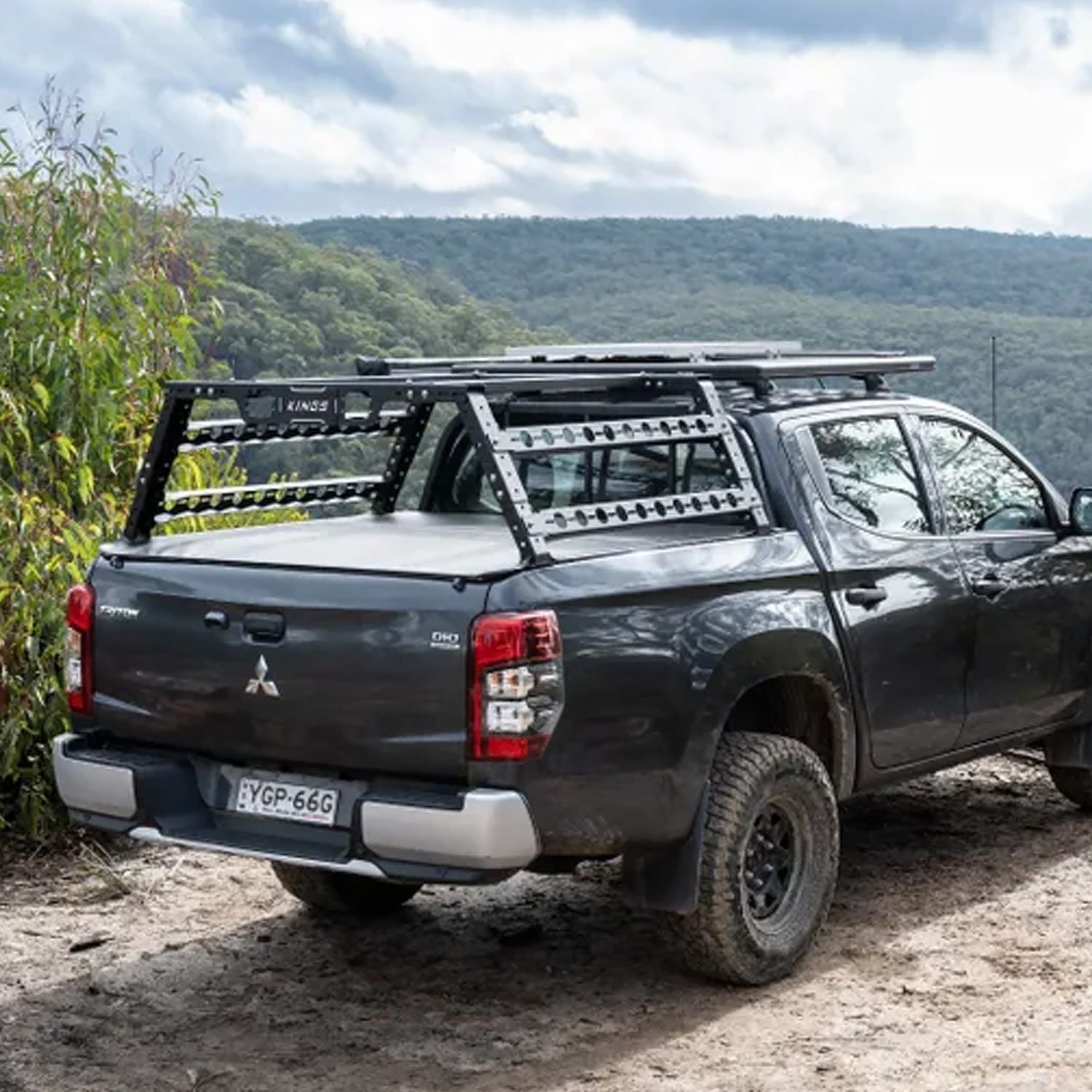 Adventure Kings Universal Ute Tub Rack 3mm Zinc Powdercoated Steel DIY Install