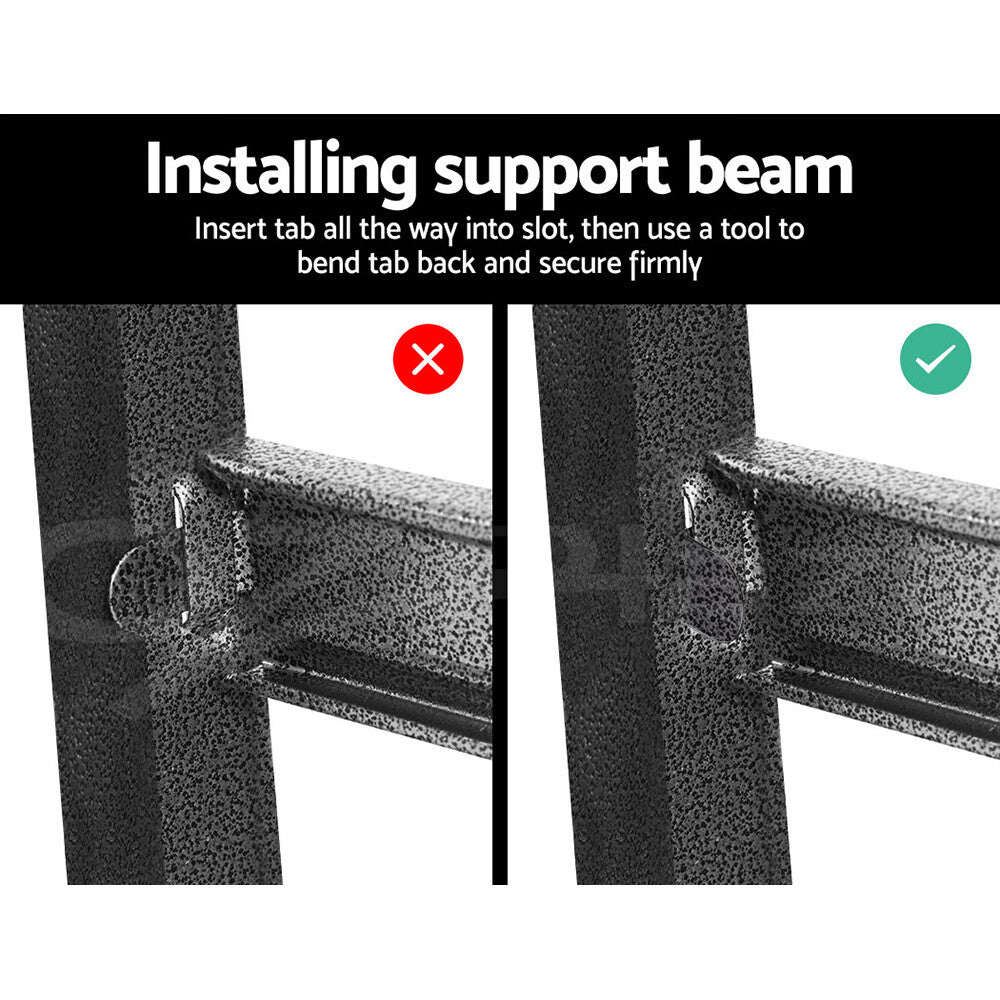 OVCN 1.5M Garage Shelving Warehouse Rack Storage Steel