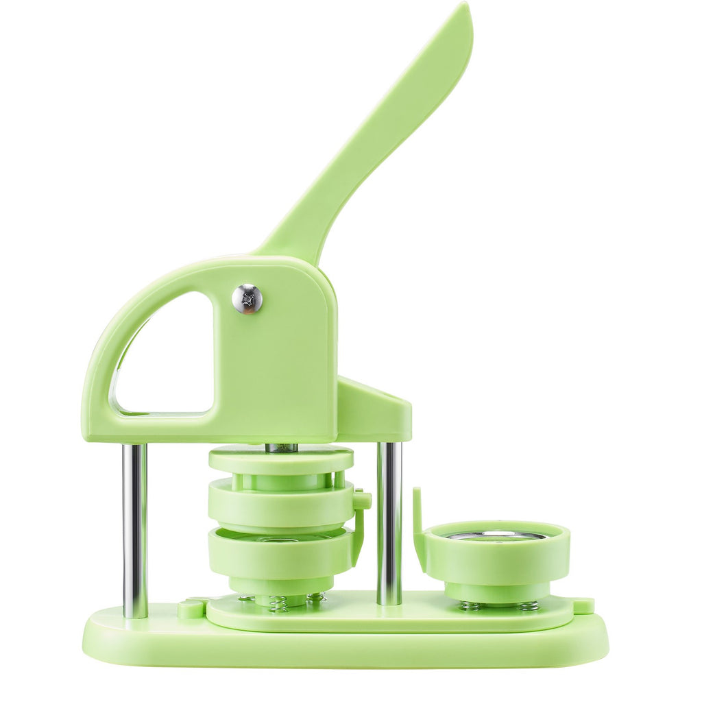 Uimoso Button Maker Machine with 58 mm Mold and 100 Button Components - Green