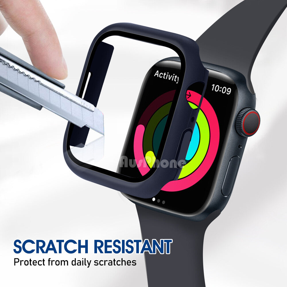 Apple Watch Case Full Glass Cover 40–49mm