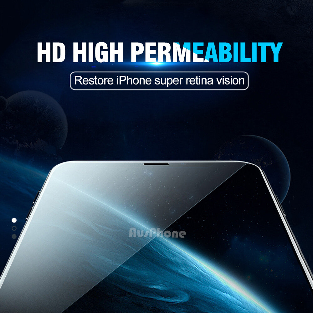 iPhone Tempered Glass Screen Protector Twin Pack
