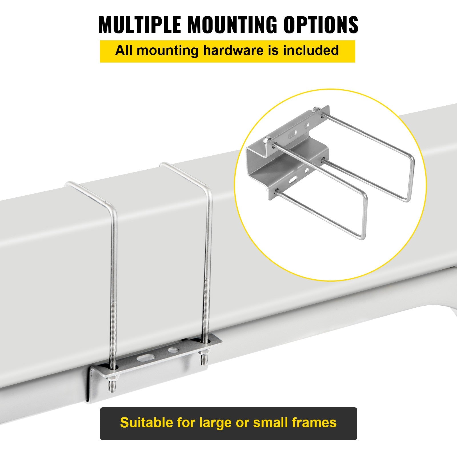 Uimoso Boat Trailer Guide-on 22" Steel Trailer Post Guide on w/ 1 Pair PVC