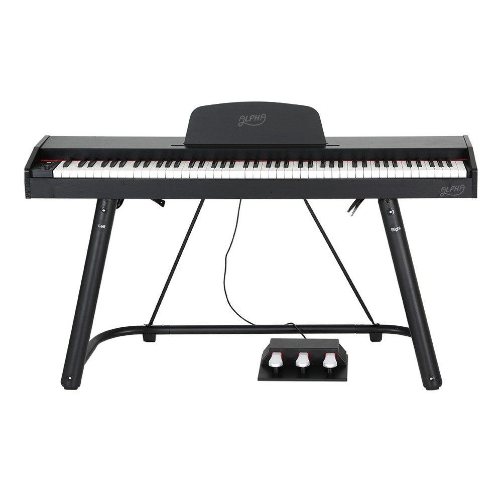 88 Keys Electronic Digital Piano Keyboard Semi-Weighted Stand