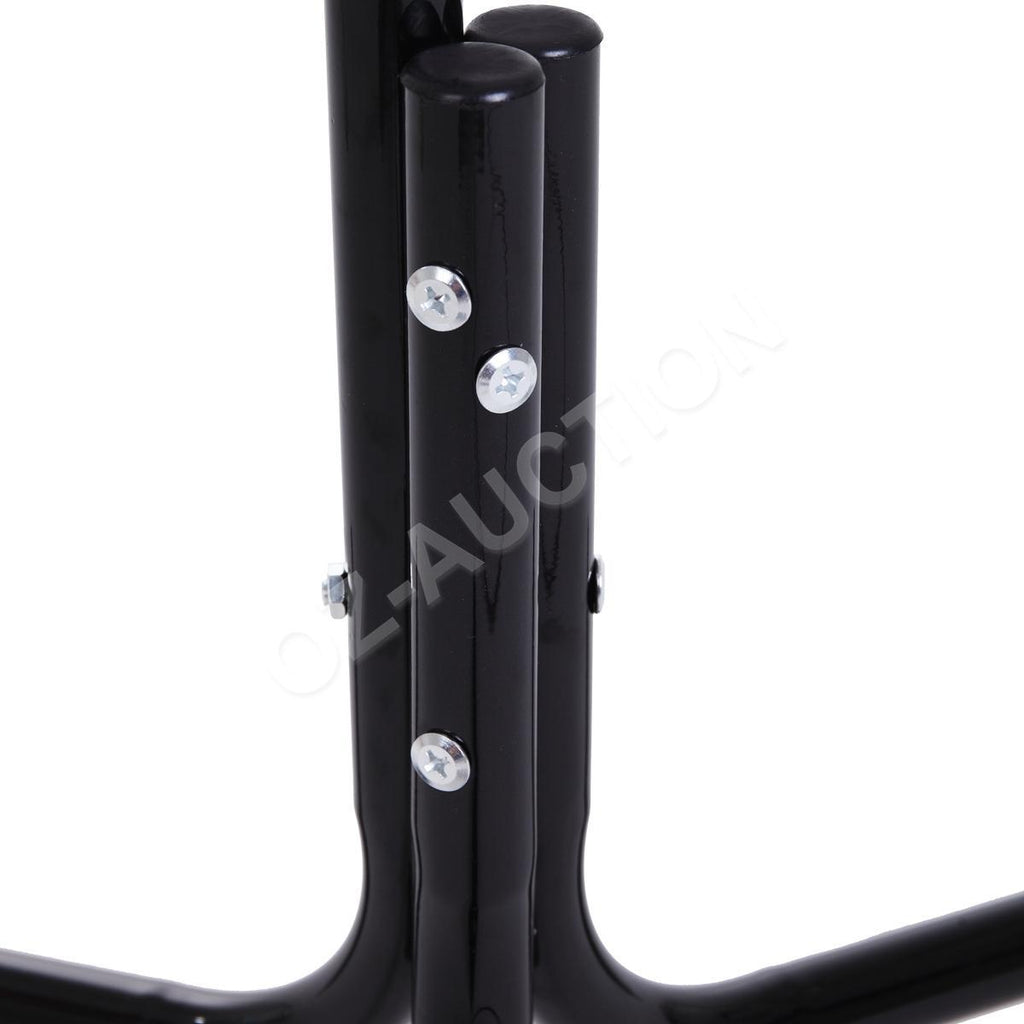 162cm Black Iron Tube Bird Cage Hanger Stand with 3-Leg Support