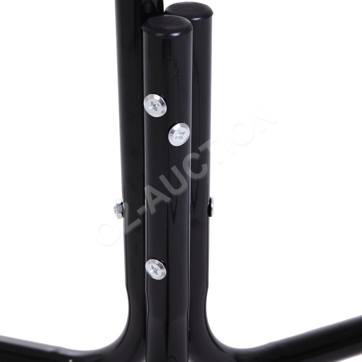 162cm Black Iron Tube Bird Cage Hanger Stand with 3-Leg Support