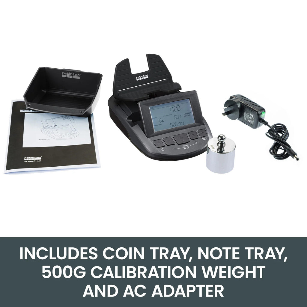 Digital Money Counter Scales for Australian Notes and Coins