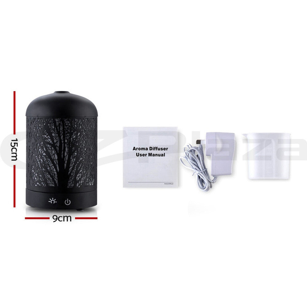 Ultrasonic Aroma Diffuser Aromatherapy LED Humidifier Iron Forest