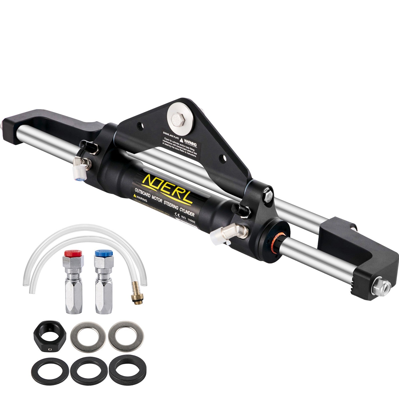 Uimoso HC5358-3 Front Mount Hydraulic Outboard Steering Cylinder Ram Up To 300HP