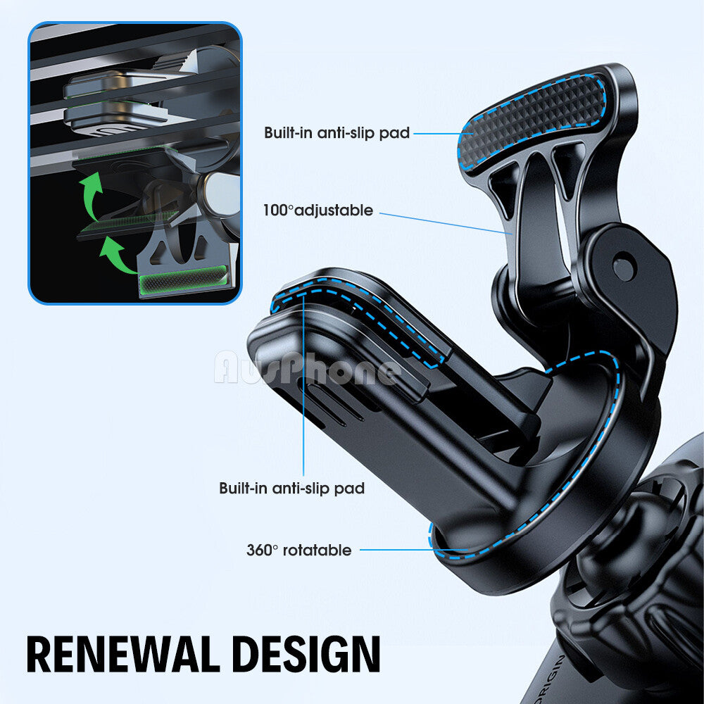 15W Magnetic Car Phone Holder Wireless Charger for MagSafe iPhone