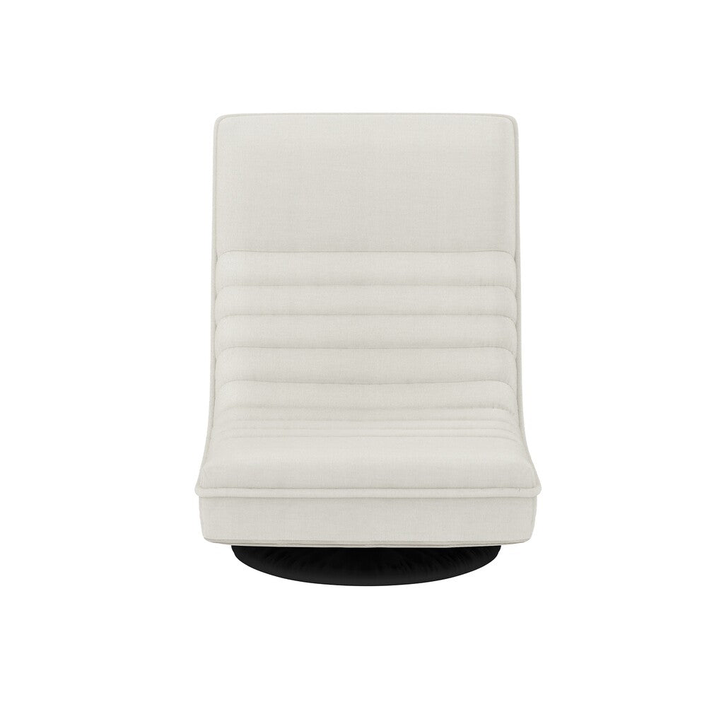 Artiss Floor Lounge Sofa Chaise Recliner Futon Folding Linen Chair White