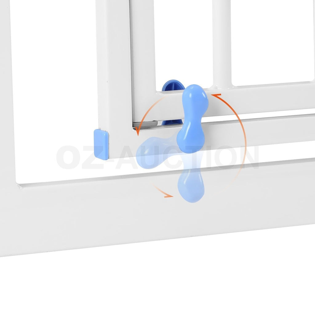 100cm Tall Baby Safety Gate Adjustable Pet Dog Cat Stair Barrier